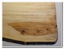 Elm Board 12" diameter by 1 1/4" thick in Walnut